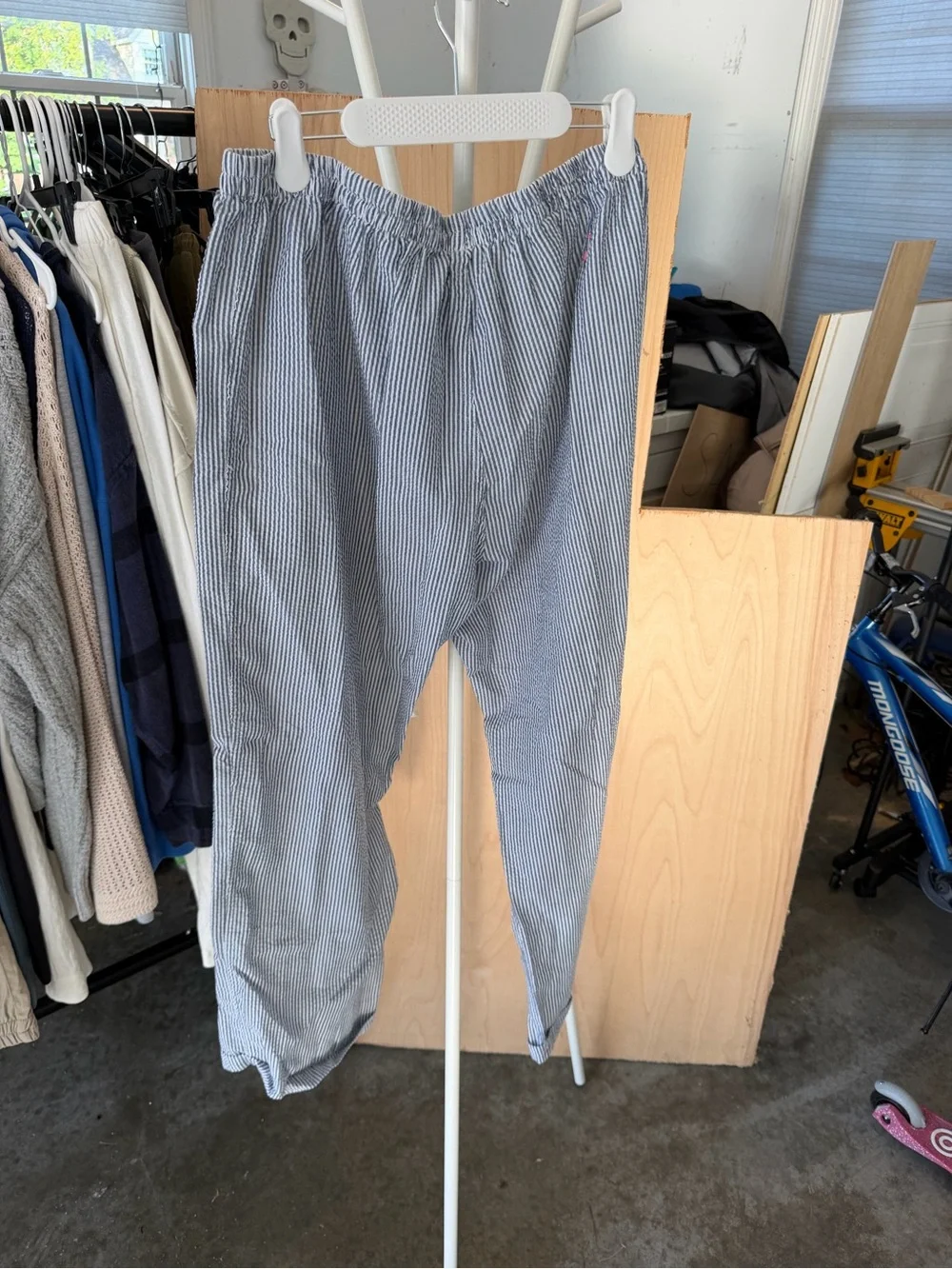 FREE PEOPLE INTIMATELY CLOUD TEN LOUNGE PANTS - NAVY COMBO